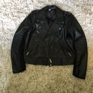 Faux Leather Jacket